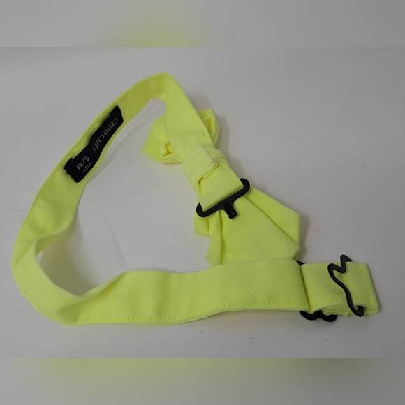 J. Crew Crewcuts Kids Boys Tie Bow  Tie Accessories Bright Yellow Adjustable - Picture 4 of 5